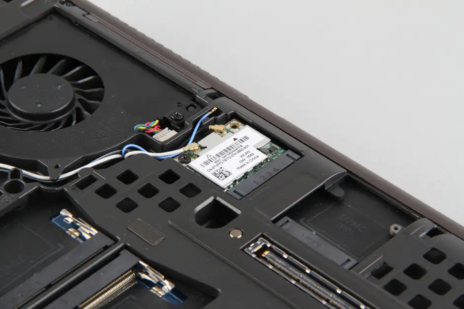 Remove the wireless card